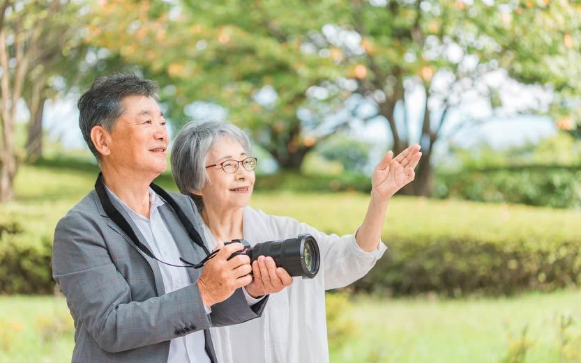 豊かな老後のイメージ