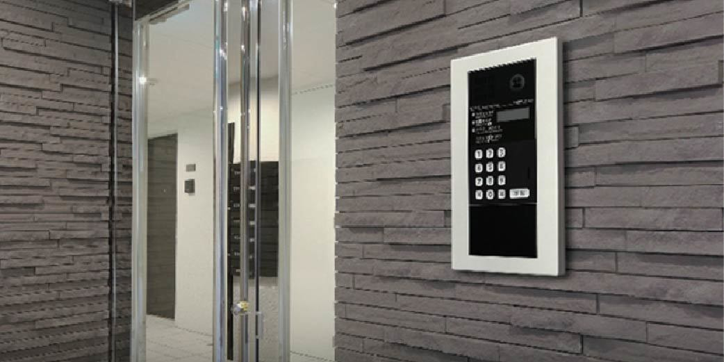 防犯対策の代表的な設備。 入居率の向上につながります。